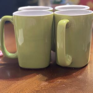 Lime green mugs!